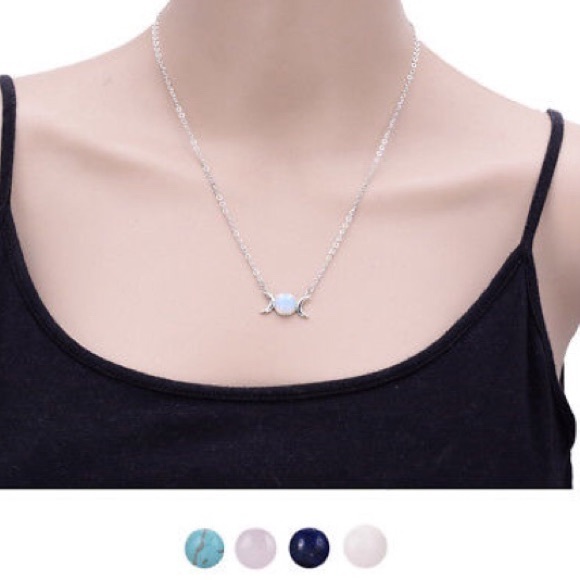 Jewelry - HP!!! Moon Phase Necklace.